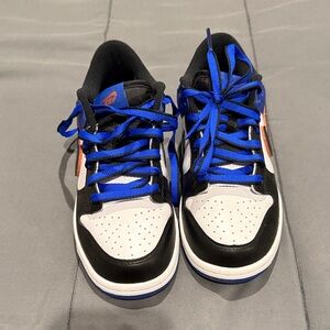 Nike Kids Black and Blue Sneakers